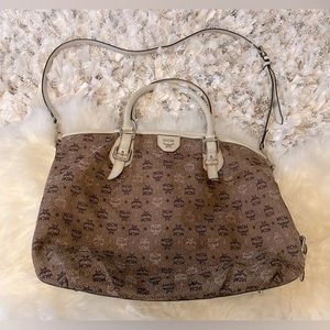 🔥Vintage MCM Brown Canvas Crossbody